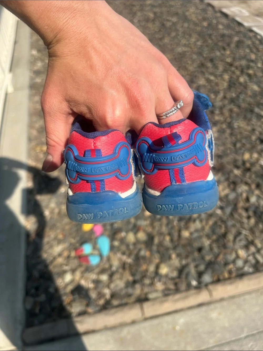 Kids Blue Paw Patrol Light-Up Sneakers